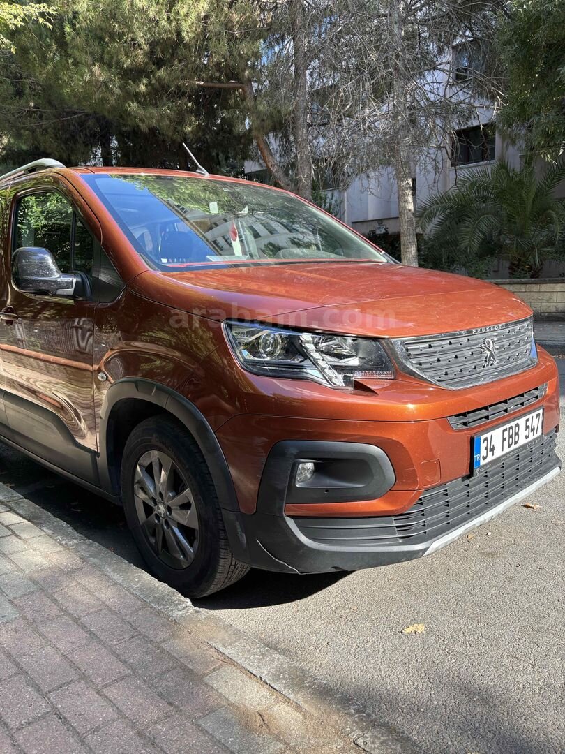 Sahibinden Peugeot Rifter 1.5 BlueHDI Allure 2022 Model İstanbul 85.000 km Turuncu 7