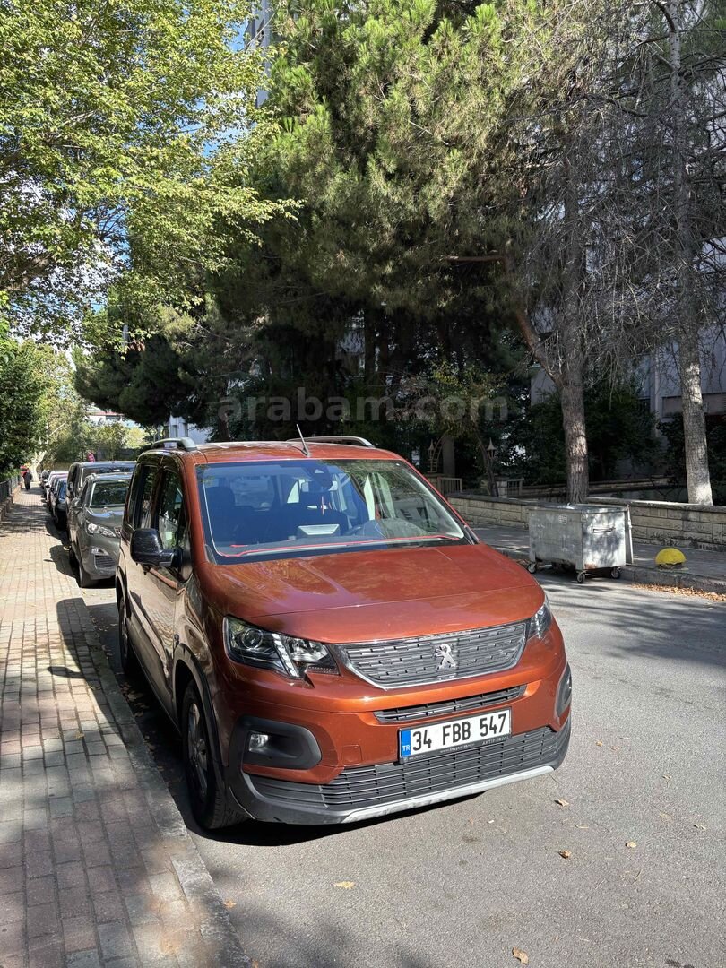 Sahibinden Peugeot Rifter 1.5 BlueHDI Allure 2022 Model İstanbul 85.000 km Turuncu 6