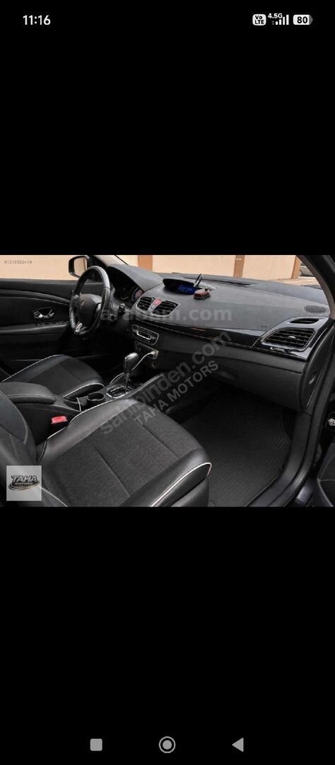 Sahibinden Renault Fluence 1.5 dCi Icon 2013 Model Antalya 252.000 km Siyah 7
