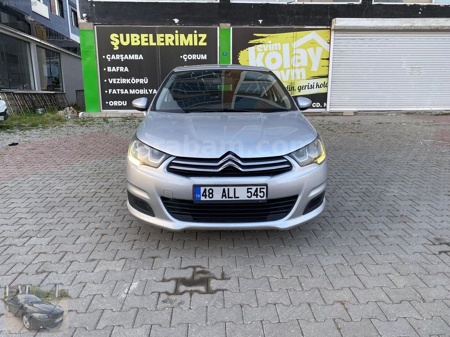 2015 CİTROËN C 4 EASY DİZEL 395.000 KREDİ/48 AY VADE 1