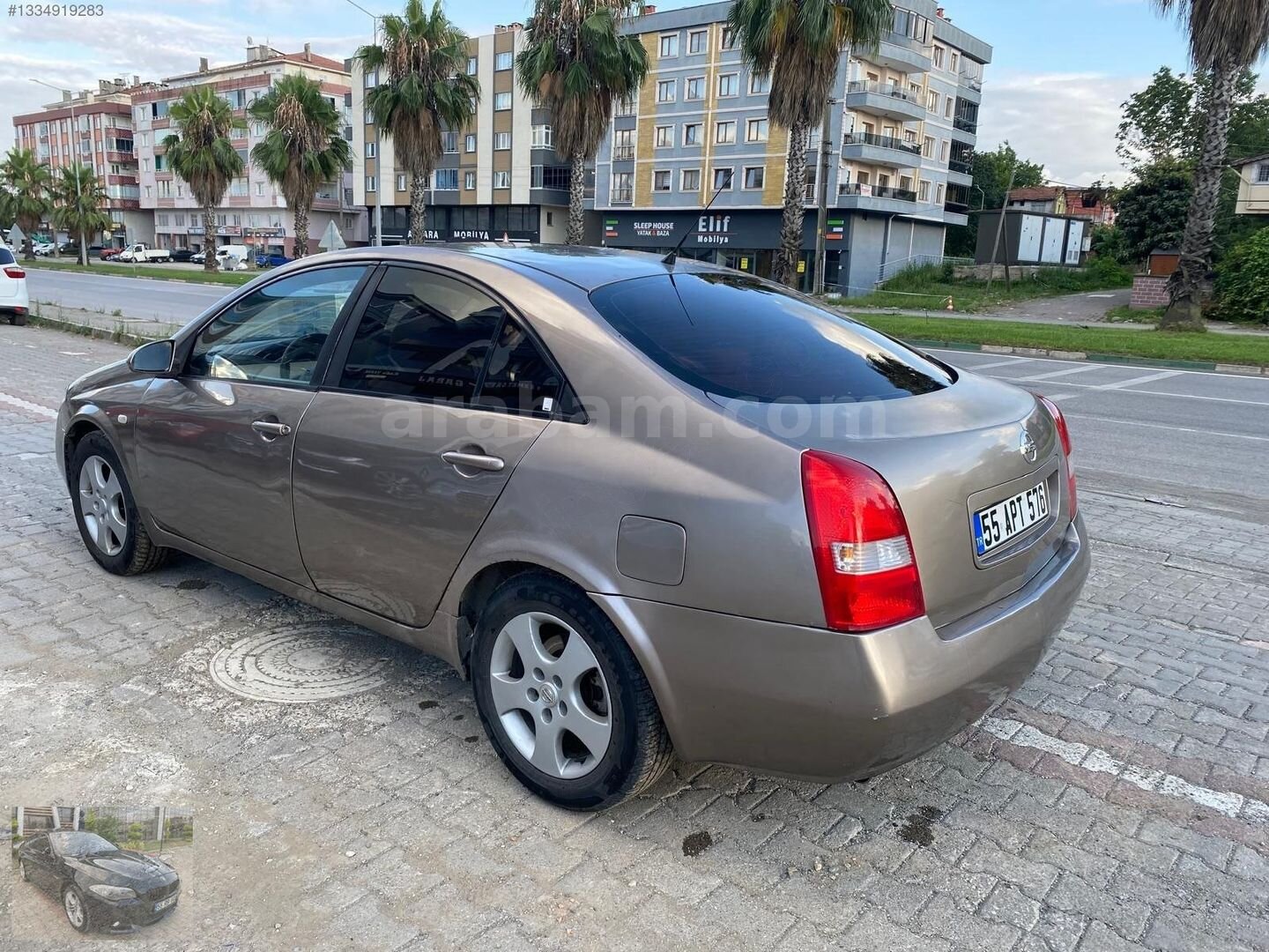 Galeriden Nissan Primera 1.6 Tekna 2005 Model Samsun 246.000 km Kahverengi 7