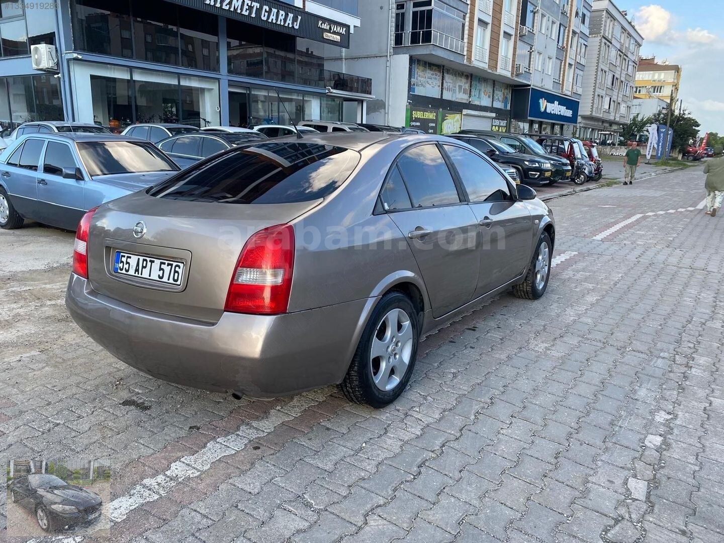 Galeriden Nissan Primera 1.6 Tekna 2005 Model Samsun 246.000 km Kahverengi 6