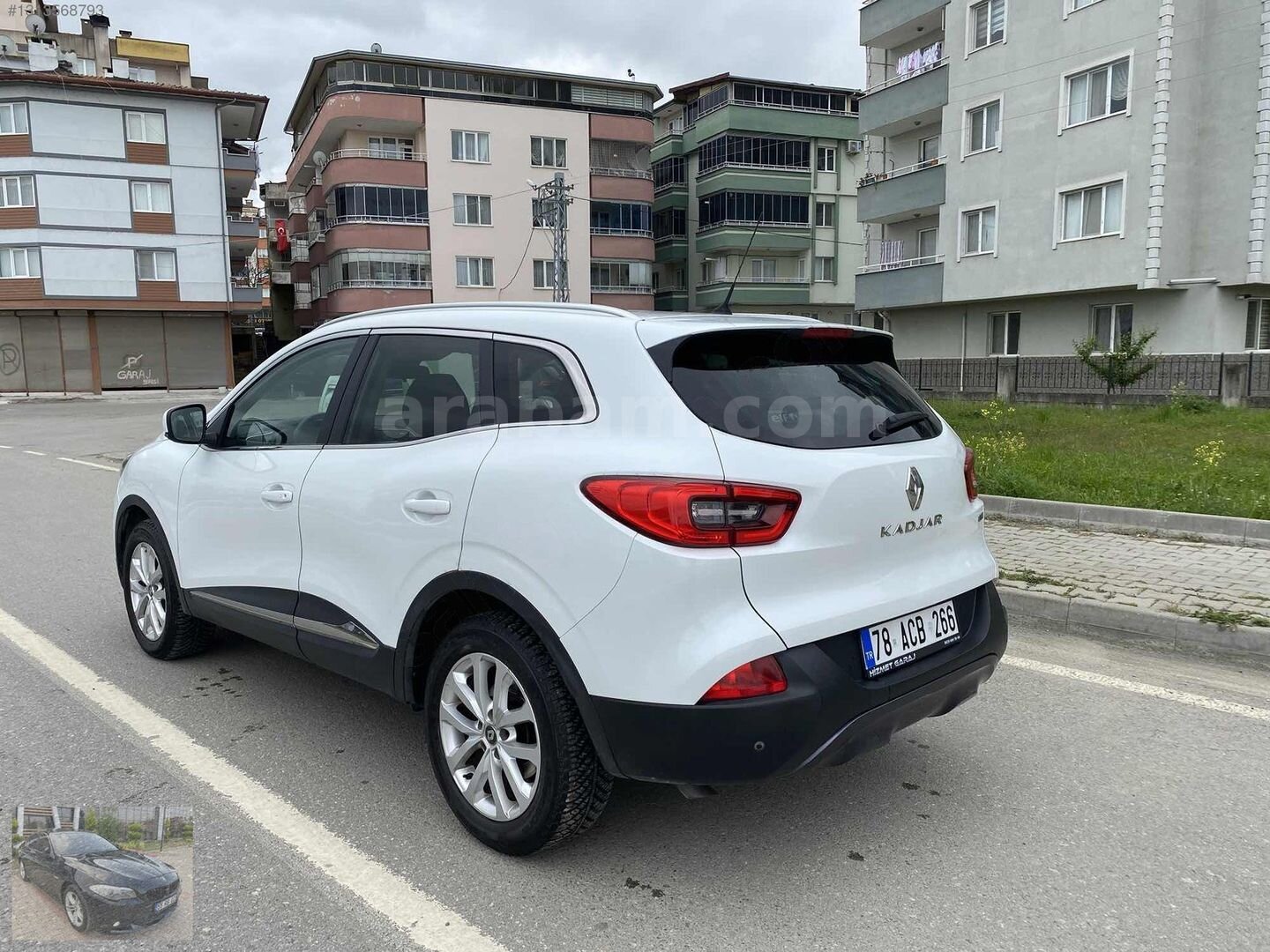 2015 KADJAR ICON 1.5 DCI MANUEL 850.000 KREDİ/48 AY VADE 6