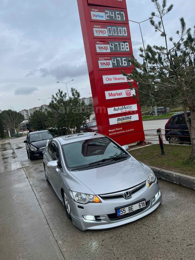 Sahibinden Honda Civic 1.6 Elegance 2008 Model 223.000 km Gri (Gümüş) 2