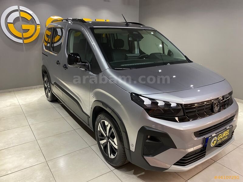 Galeriden Peugeot Rifter 1.5 BlueHDI GT 2026 Model İzmir 23.092 km Gri