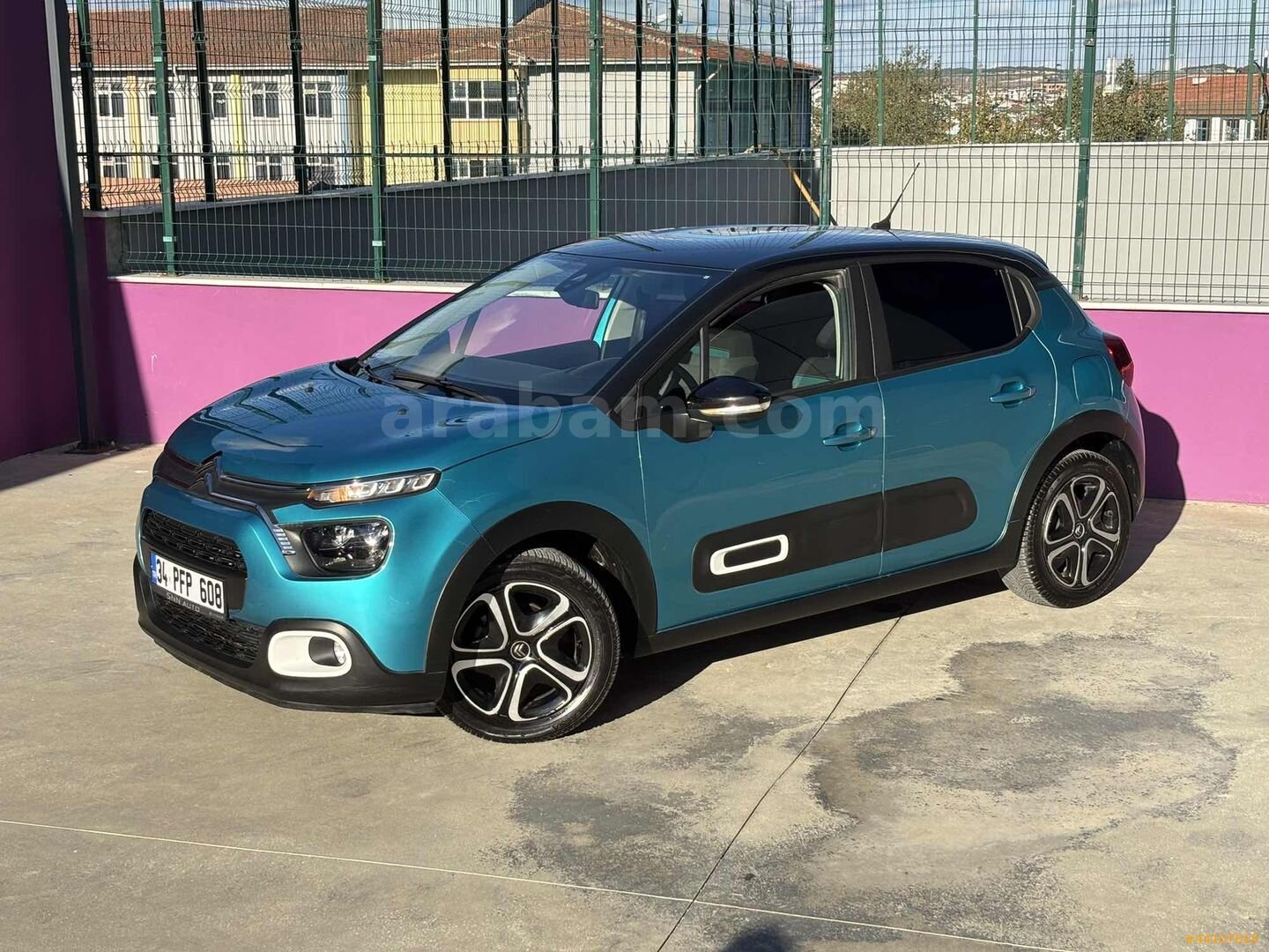 2021 ÇİFT RENK CİTROEN C3 OTOMATİK BAKIMLI 82 BİN KM 1
