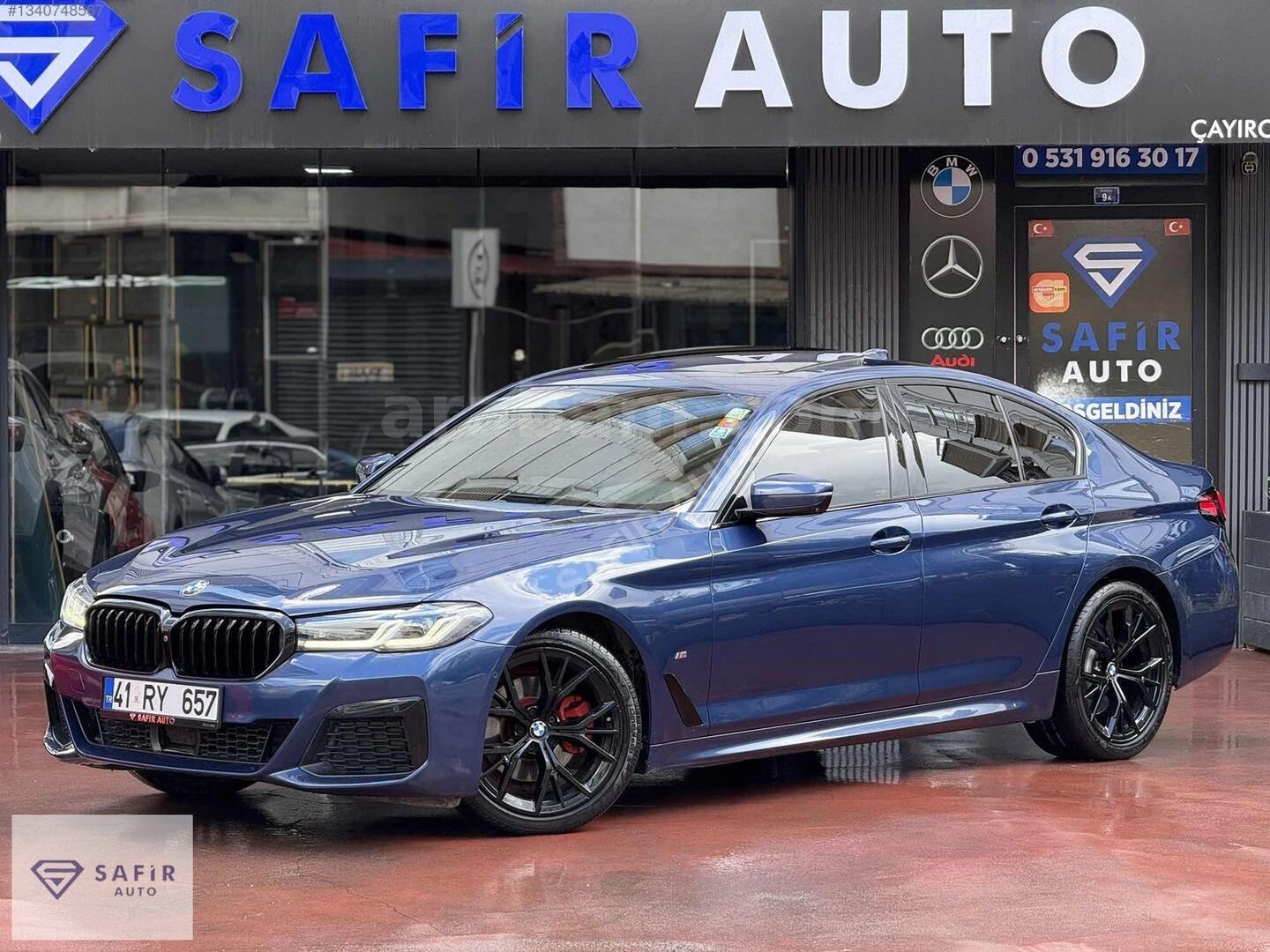 SAFİR AUTO 2023 BMW 5.20İ 50.YEAR M SPORT LAZER SHADW ARKA KLİMA 2