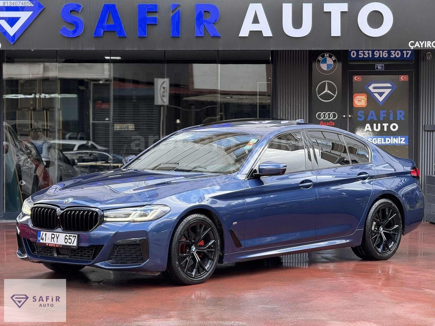 SAFİR AUTO 2023 BMW 5.20İ 50.YEAR M SPORT LAZER SHADW ARKA KLİMA 5