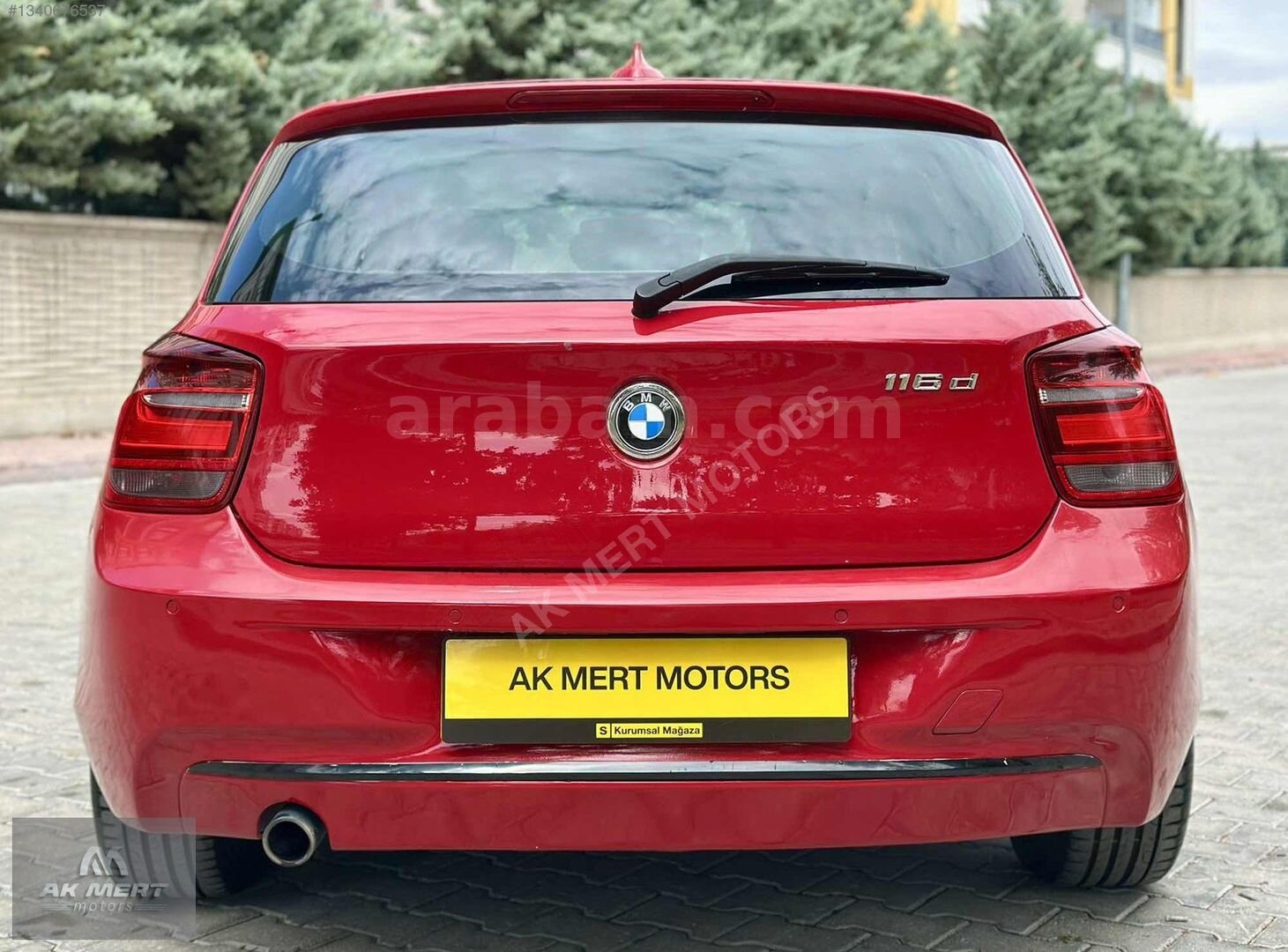 AK MERT MOTORS'DAN BMW 1.16D SPORT LİNE HATASIZ BOYASIZ TRAMERSZ 5
