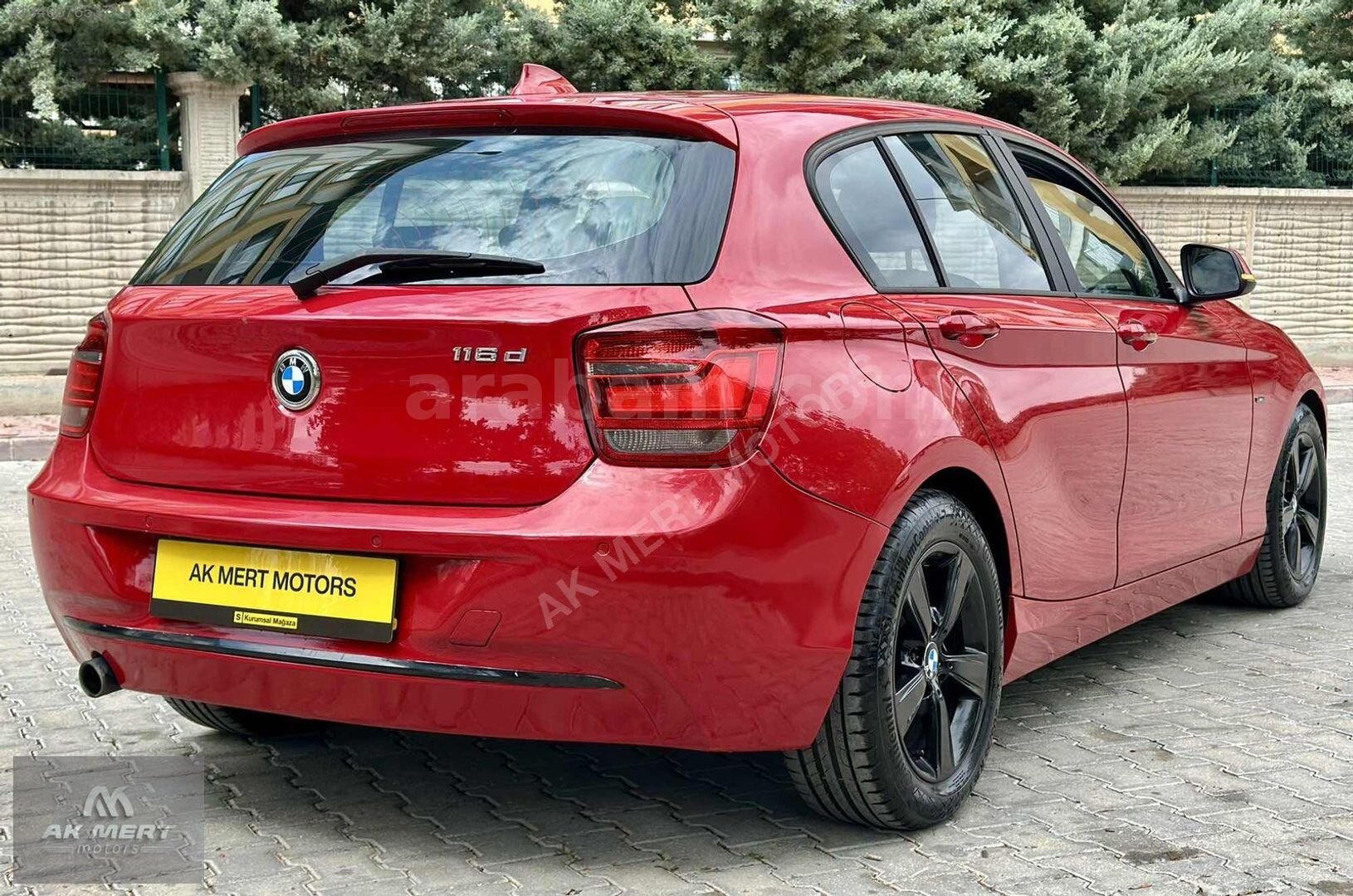 AK MERT MOTORS'DAN BMW 1.16D SPORT LİNE HATASIZ BOYASIZ TRAMERSZ 6
