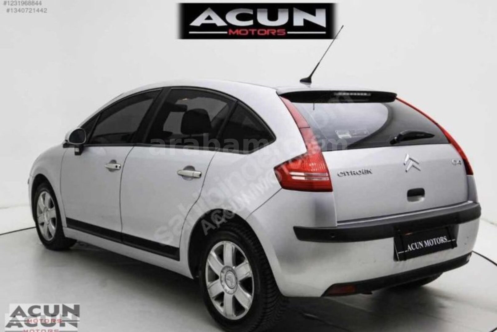 ACUN MOTORS DEĞİŞENSİZ BOYASIZ 2008 C4 1.6HDİ SX PK OTOMATİK VTS 7
