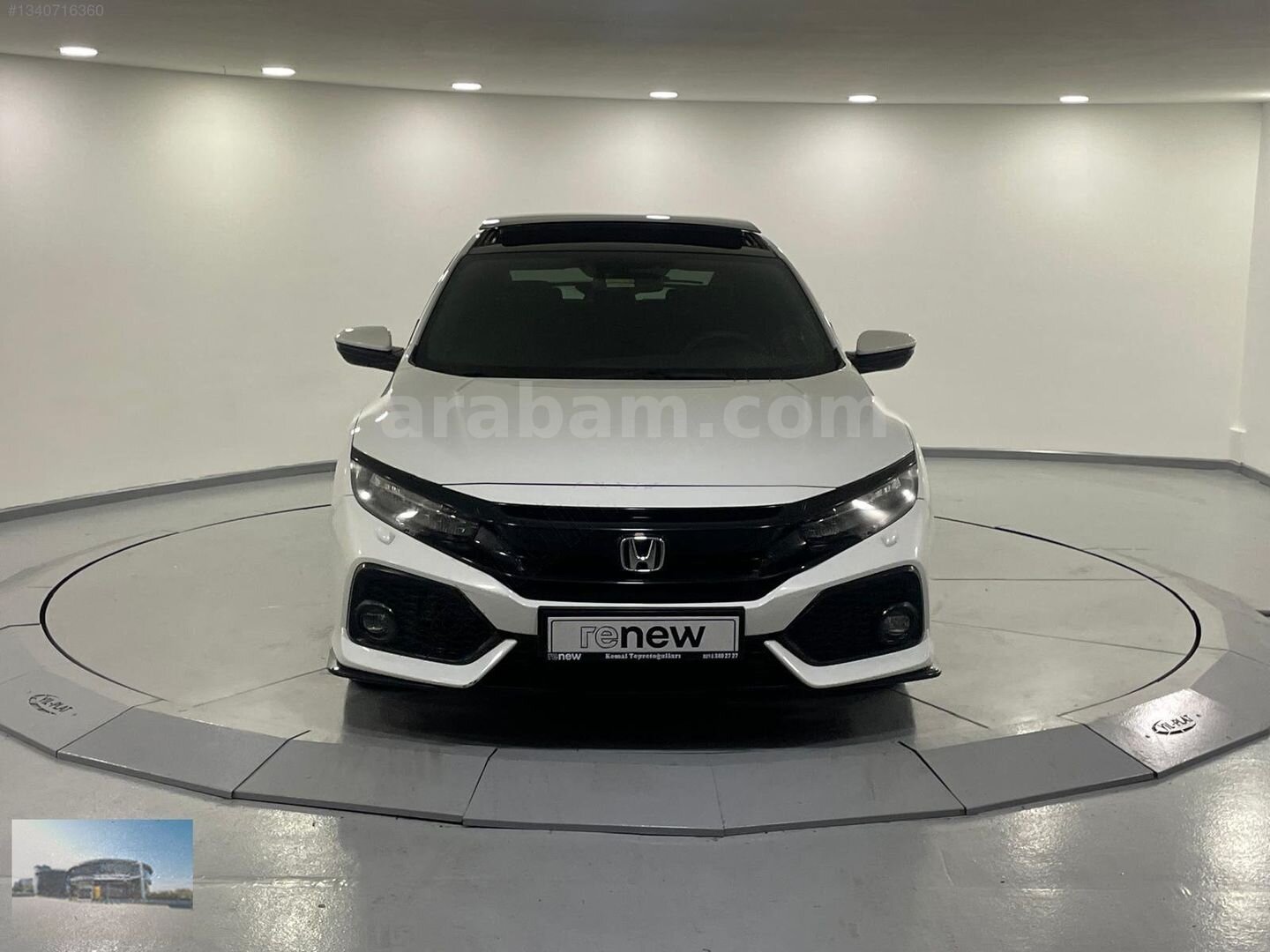 2018 Civic 1.5 VTEC Turbo Sport Plus / 47.857 KM "0,79 KREDİ" 2