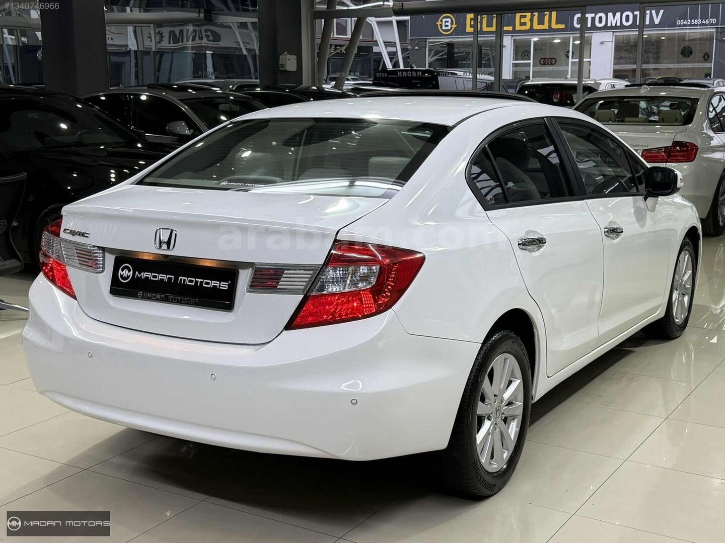 MADAN-2013 HONDA CİVİC 1.6İ-VTEC ELEGANCE 25.000 KM OTOMATİK 6