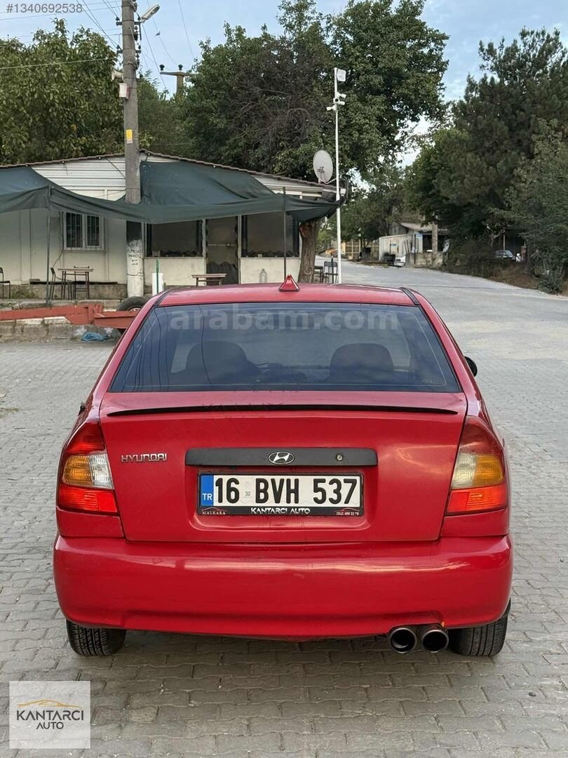 HYUNDAİ ACCENT 2001 MODEL KLİMALI 1.5 BENZİN/LPG 6