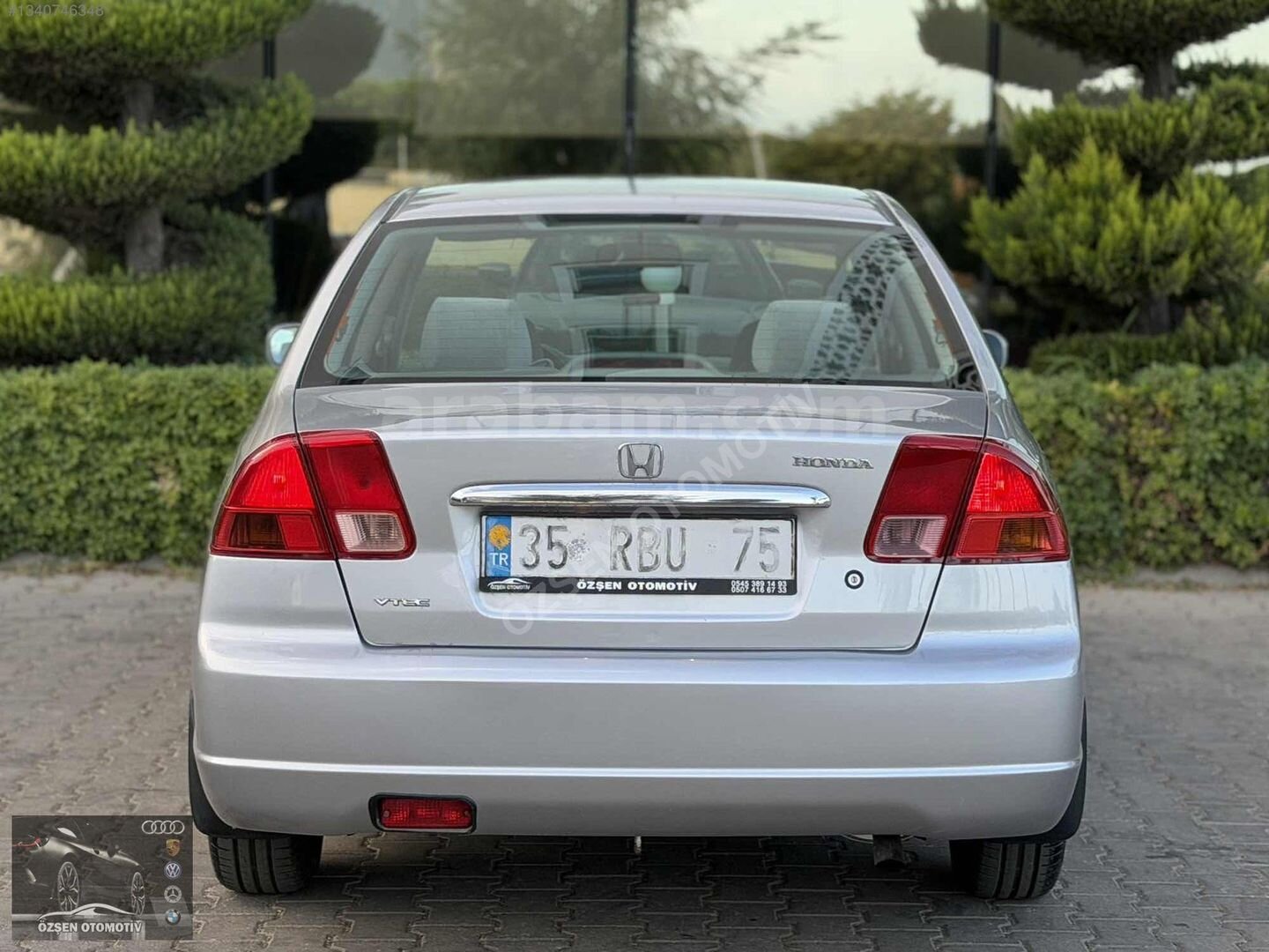 2002 MODEL 1.6 VTEC BENZİN'Lİ 53.000 KM HONDA CİVİC LS 110 HP 7