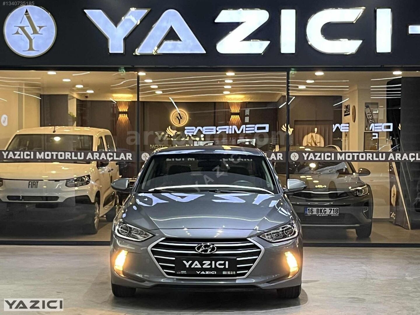 YAZICI | 2017 ELANTRA SADECE 75KM BOYASIZ KAYITSIZ 1.6 STYLE 1