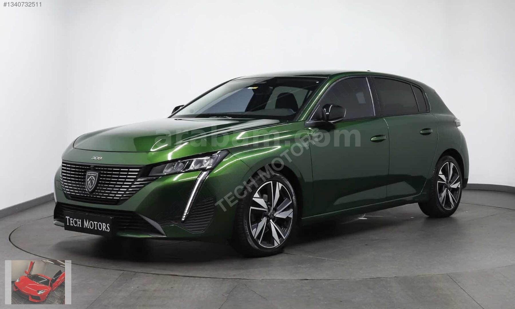 TECH MOTORS 2023 PEUGEOT 308 ALLURE EAT8 HAYALET+KEYLESS+HATASIZ 5