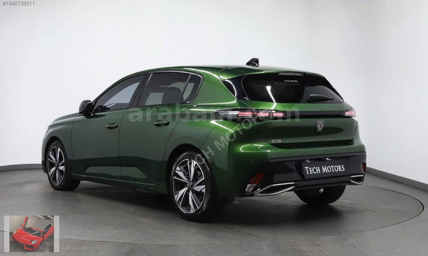 TECH MOTORS 2023 PEUGEOT 308 ALLURE EAT8 HAYALET+KEYLESS+HATASIZ 6