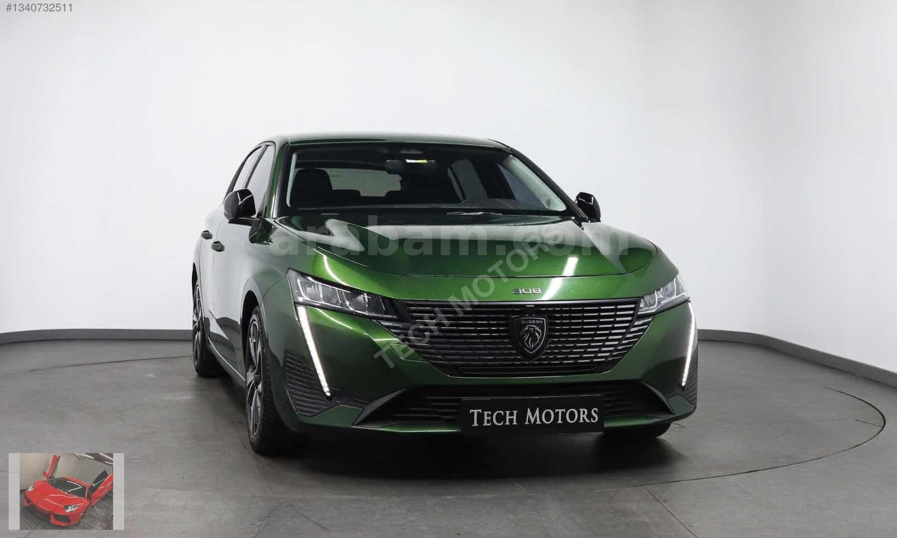 TECH MOTORS 2023 PEUGEOT 308 ALLURE EAT8 HAYALET+KEYLESS+HATASIZ 2