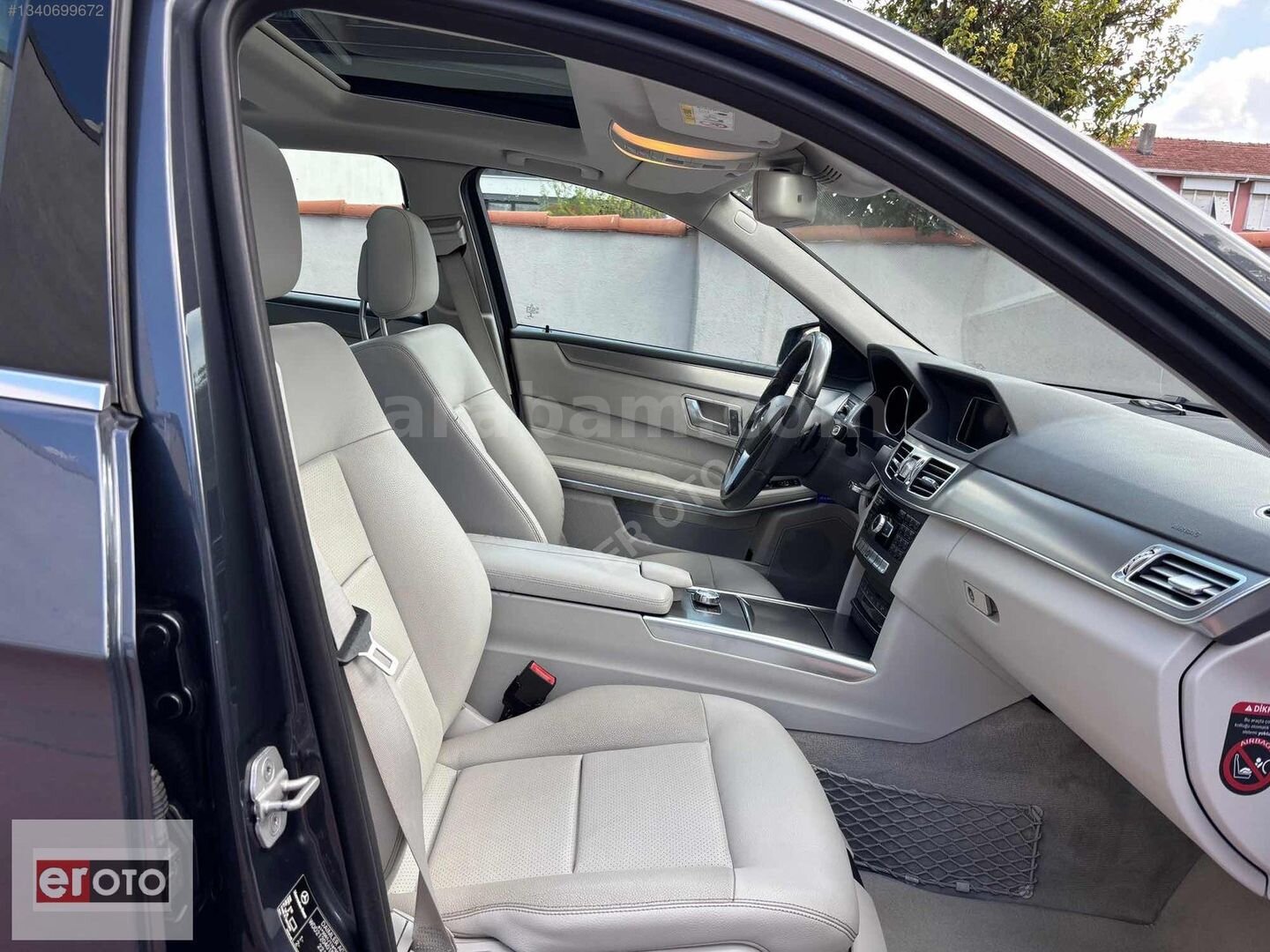 ER OTO 2014 MERCEDES E180 ELİTE CAM TAVAN 86.000 KM BAYİ KAZASIZ 2