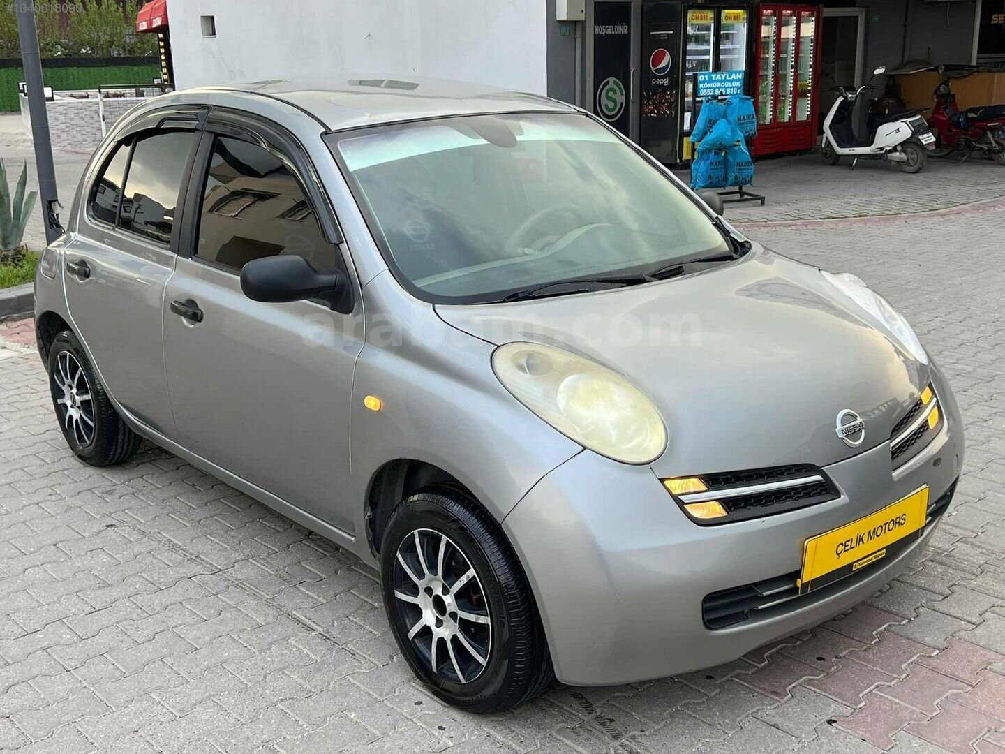 ÇELİK'DEN 2008 NİSSAN MİCRA 1.5 DZL -KLİMA-ABS-CAM OTO-EMSLSZ !! 7