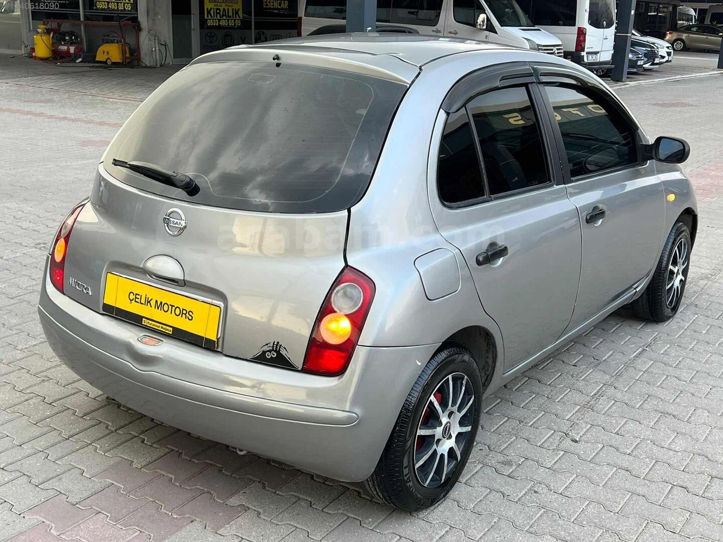 ÇELİK'DEN 2008 NİSSAN MİCRA 1.5 DZL -KLİMA-ABS-CAM OTO-EMSLSZ !! 5