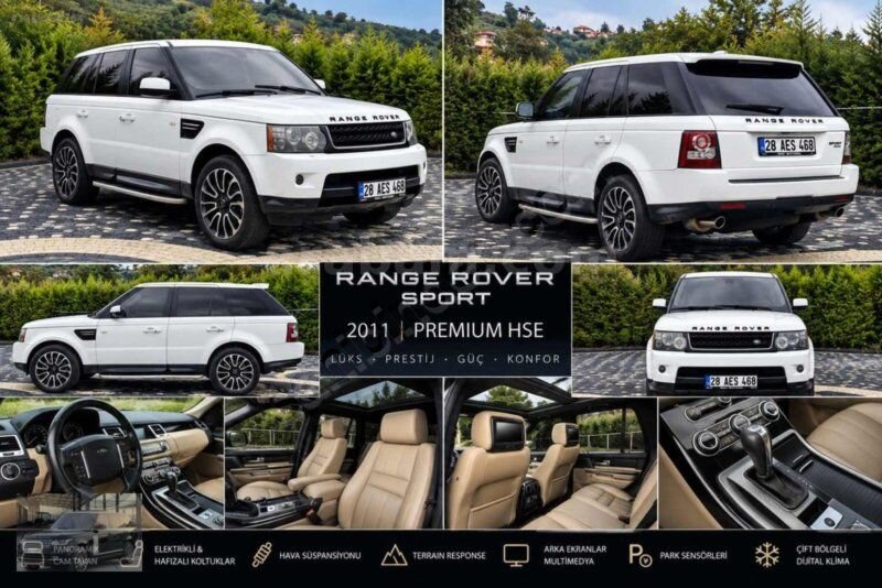 2011 RANGE ROVER SPORT PREMIUM HSE FULL PAKET 317.000 KM