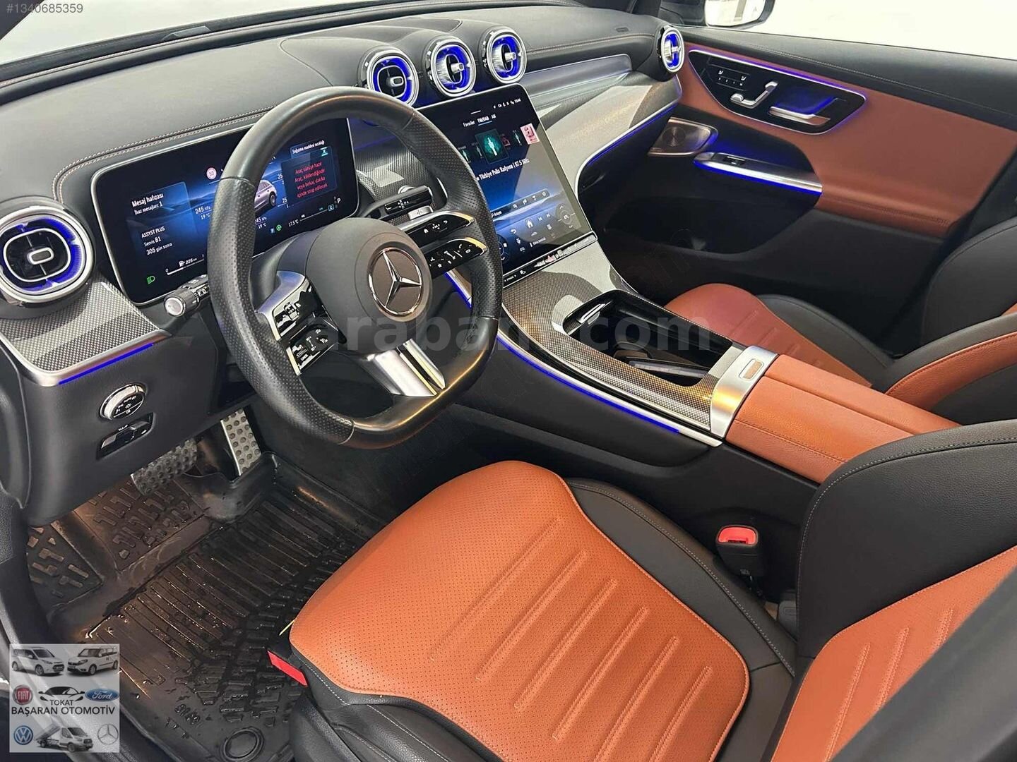 2025 15 BİN KM GLC180 AMG+ISITMA+SOĞUTMA+DİJİTAL LİGHT+360K. 7