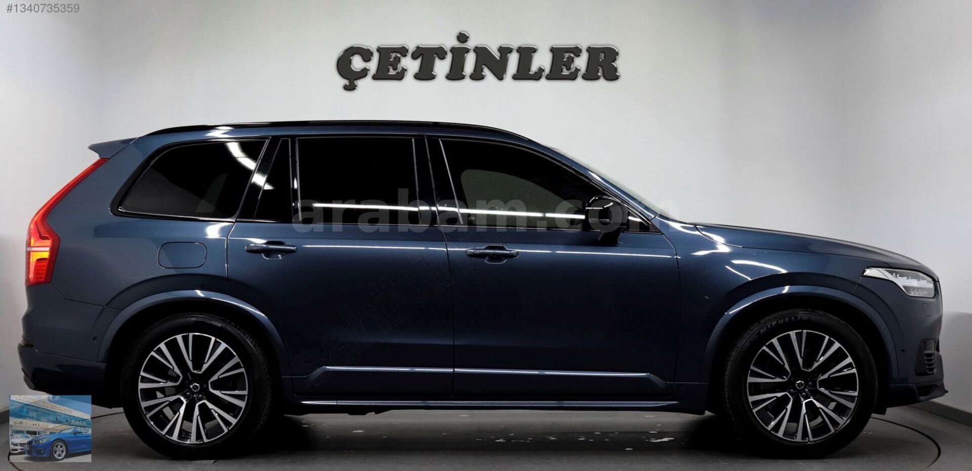 ÇETİNLER'DEN 2024 MODEL VOLVO XC90 2.0 T8 RECHARGE PLUS DARK 7