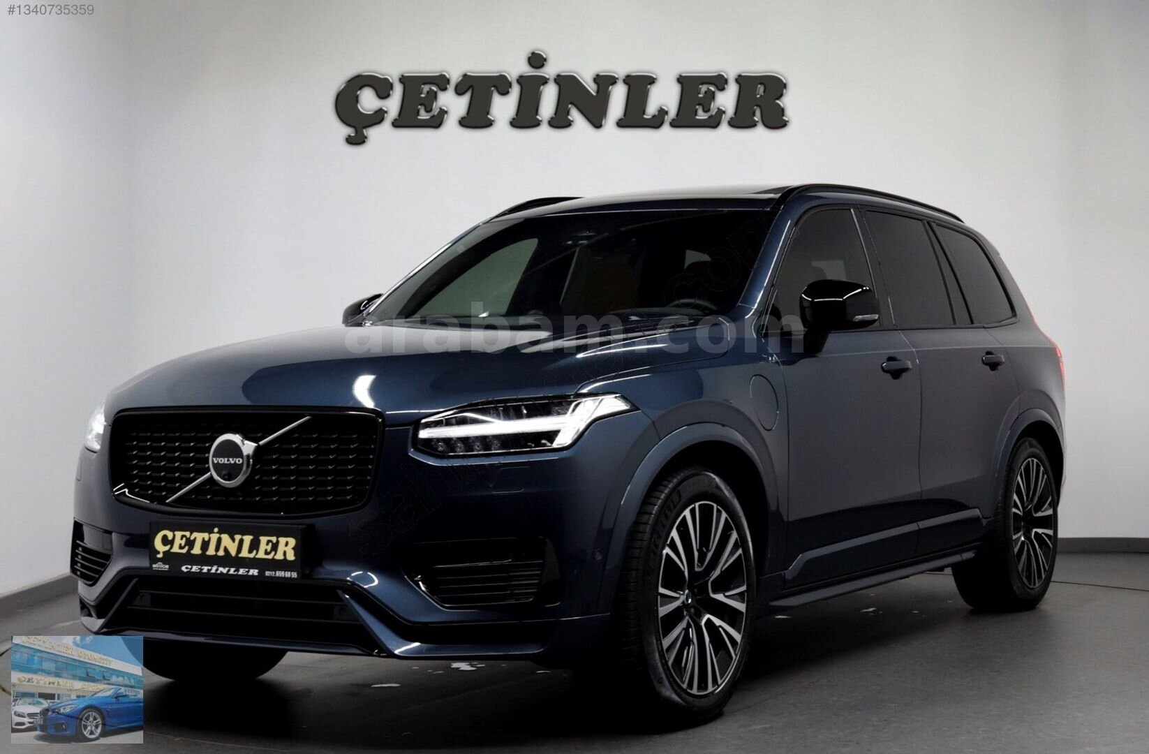ÇETİNLER'DEN 2024 MODEL VOLVO XC90 2.0 T8 RECHARGE PLUS DARK 3