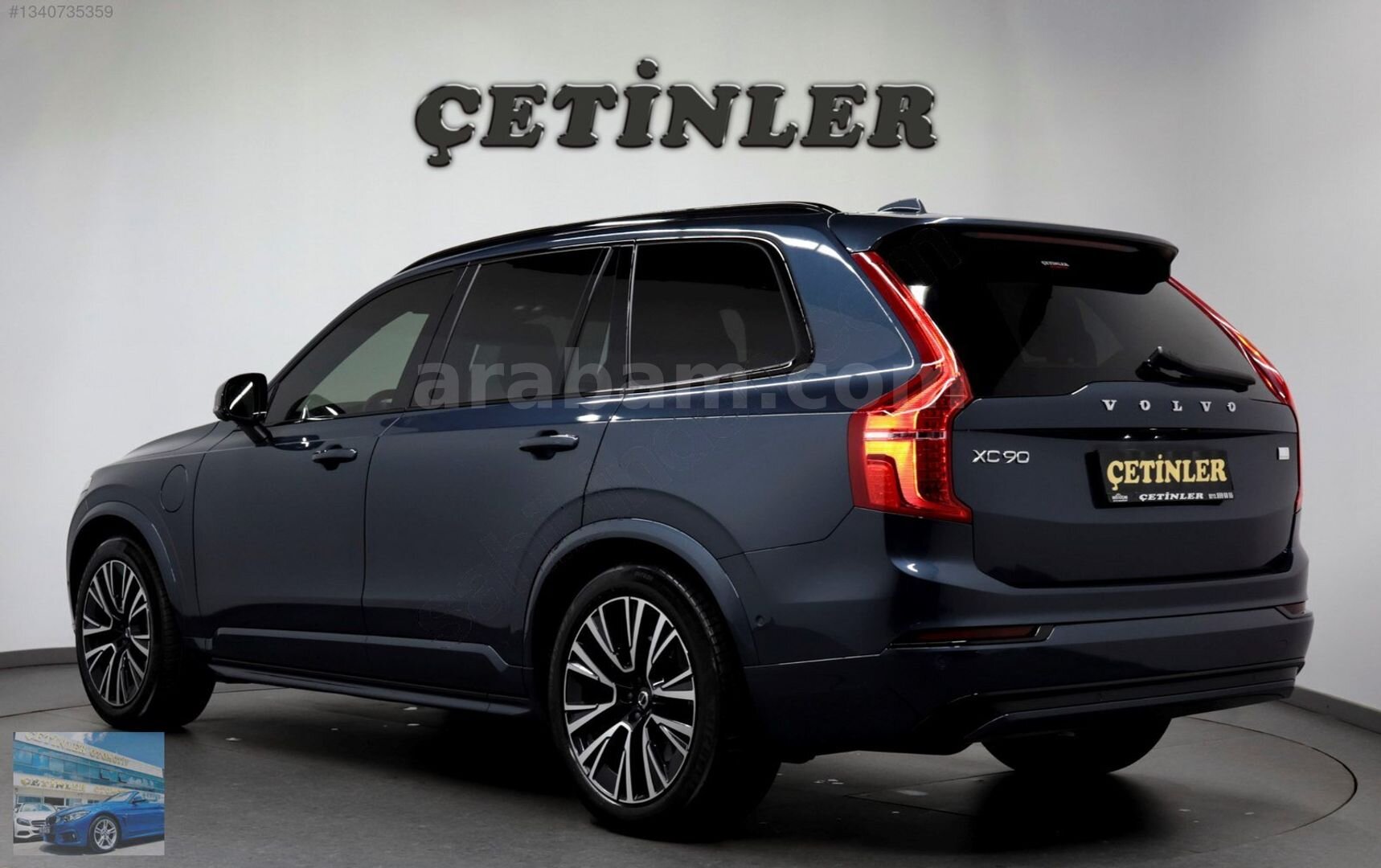 ÇETİNLER'DEN 2024 MODEL VOLVO XC90 2.0 T8 RECHARGE PLUS DARK 6