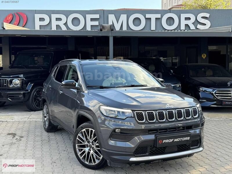 PROF MOTORS'DAN 2022 JEEP Compass 1.3 Limited HATASIZ-BOYASIZ