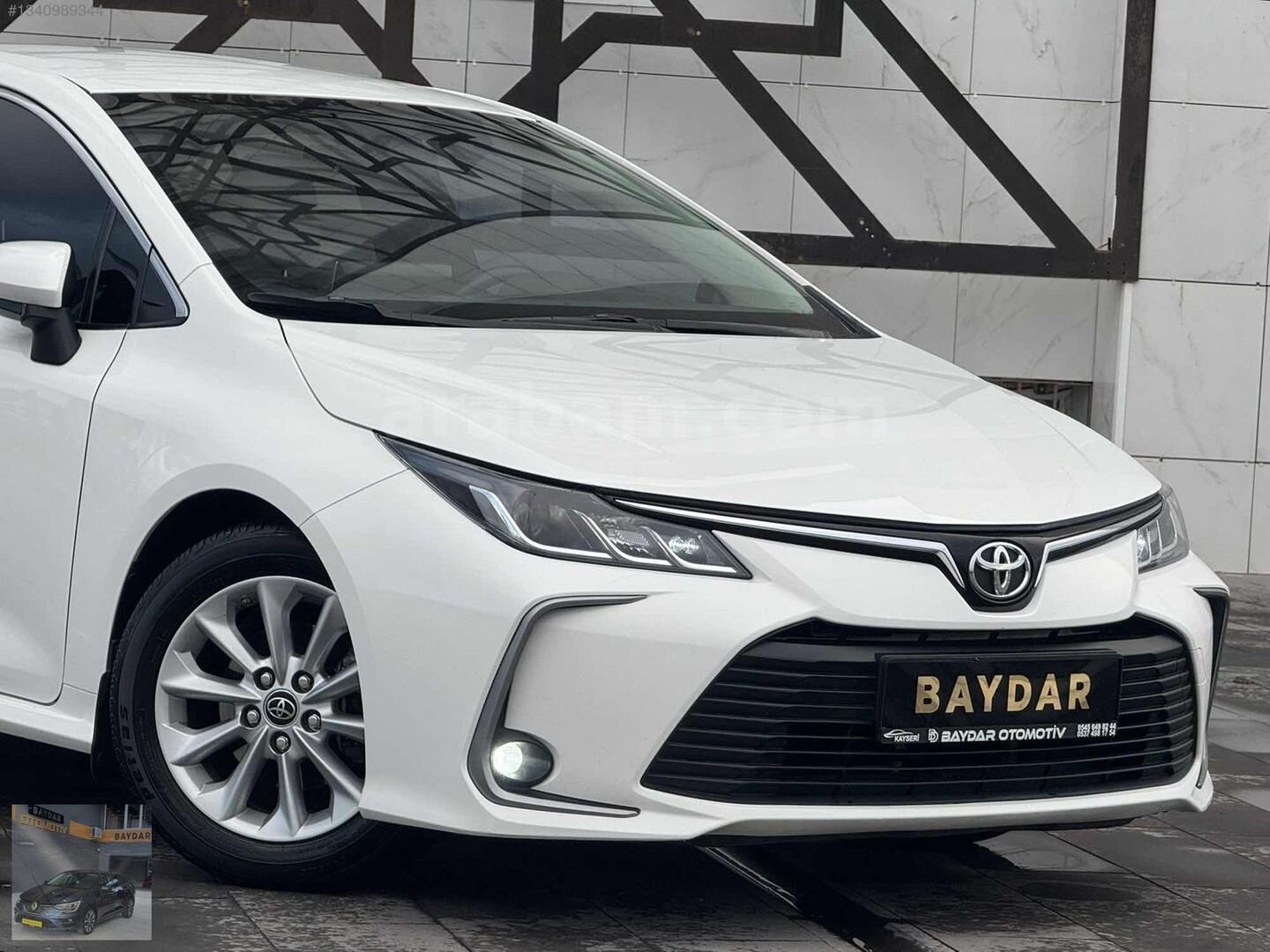 Galeriden Toyota Corolla 1.6 Flame 2019 Model Kayseri 124.861 km Beyaz 5