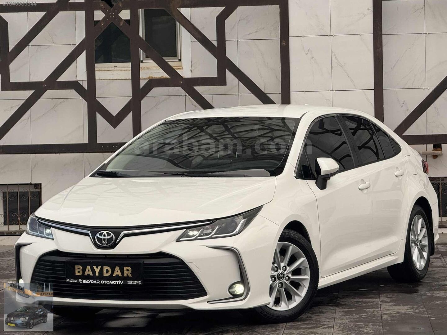 Galeriden Toyota Corolla 1.6 Flame 2019 Model Kayseri 124.861 km Beyaz 3