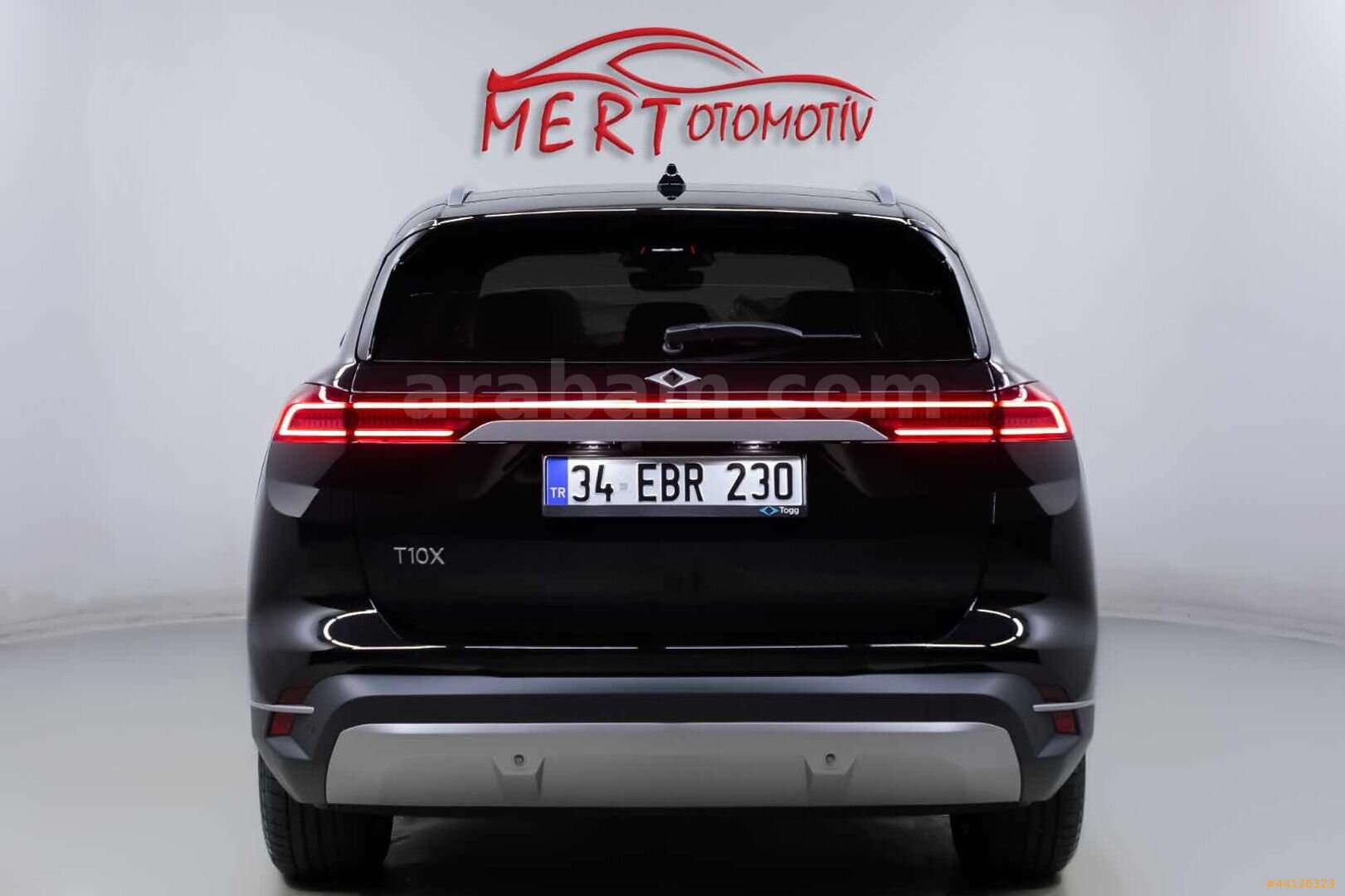 26'TOGG/T10X/SİYAH-İÇBEJDERİ/CMTVN/E.BAGJ/4KLTKISTM/HYLT/360CMR/ 6