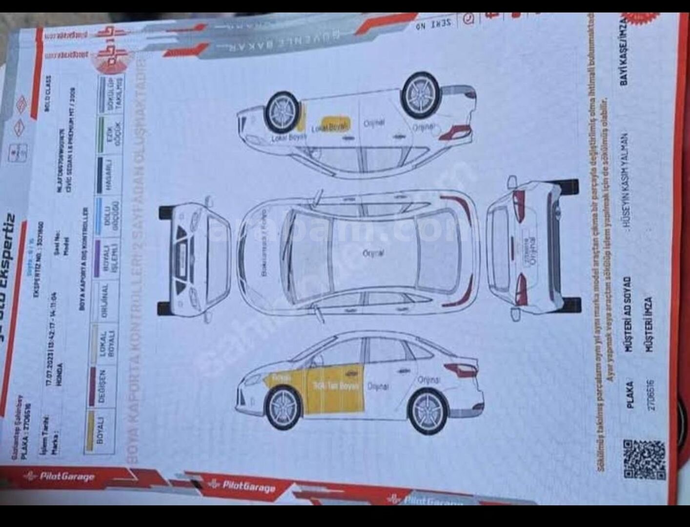 Sahibinden Honda Civic 1.6i VTEC Premium 2009 Model 1