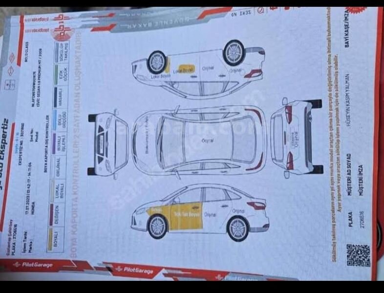 Sahibinden Honda Civic 1.6i VTEC Premium 2009 Model