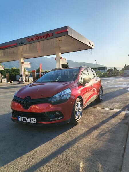 Sahibinden Renault Clio 1.5 dCi SportTourer Joy 2017 Model Bursa 150.000 km Kırmızı