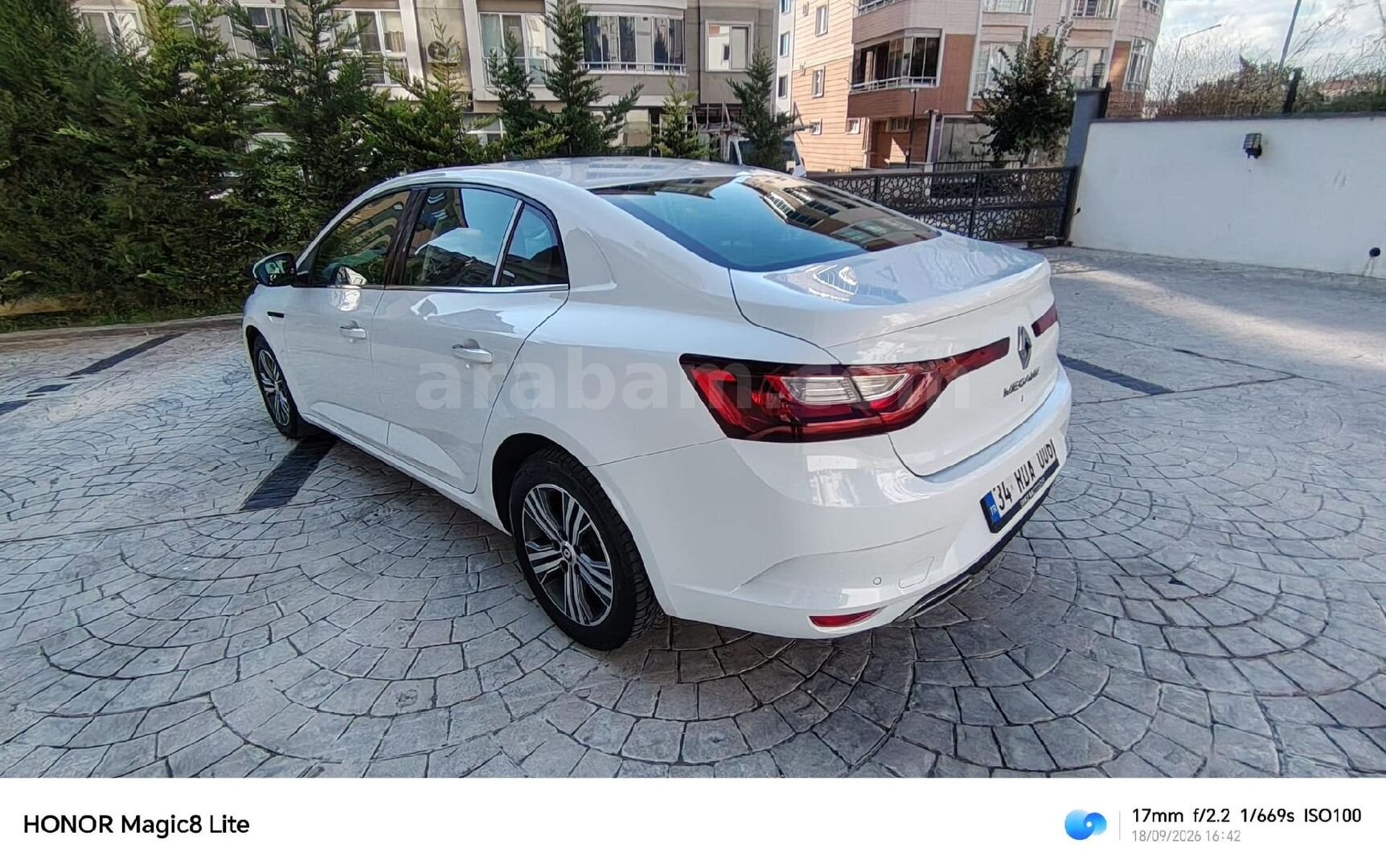 Sahibinden Renault Megane 1.3 TCe Touch 2023 Model Tekirdağ 66.500 km Beyaz 5