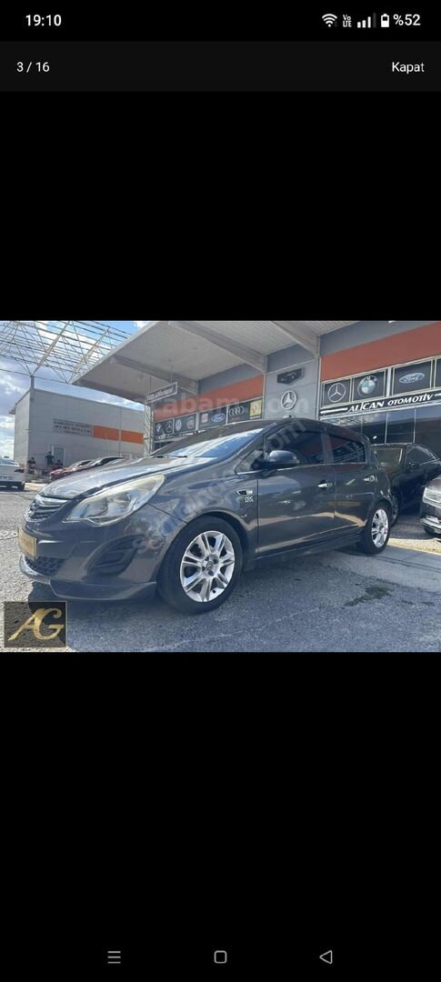 Sahibinden Opel Corsa 1.2 Twinport Essentia 2011 Model 210.913 km Gri 3
