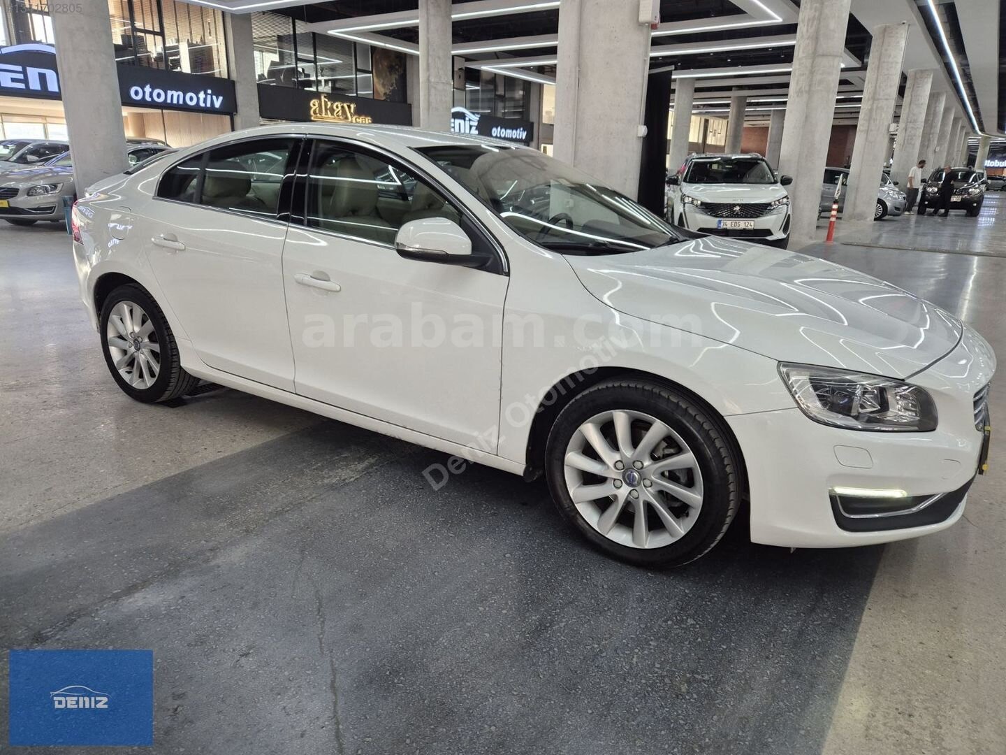 2016 ORİJİNAL VOLVO S60 1.5 T3 ADVANCE DERİ/HAYALET/XENON 108 BİNDE 6