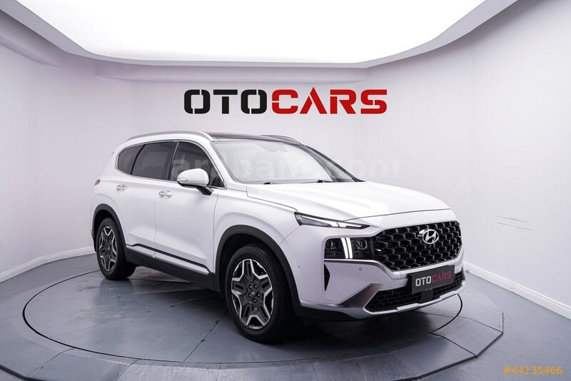 OTOCARS- 2021 SANTA FE HYBRİD 7 KİŞİLİK 4X4 CAM TAVAN KÖR NOKTA