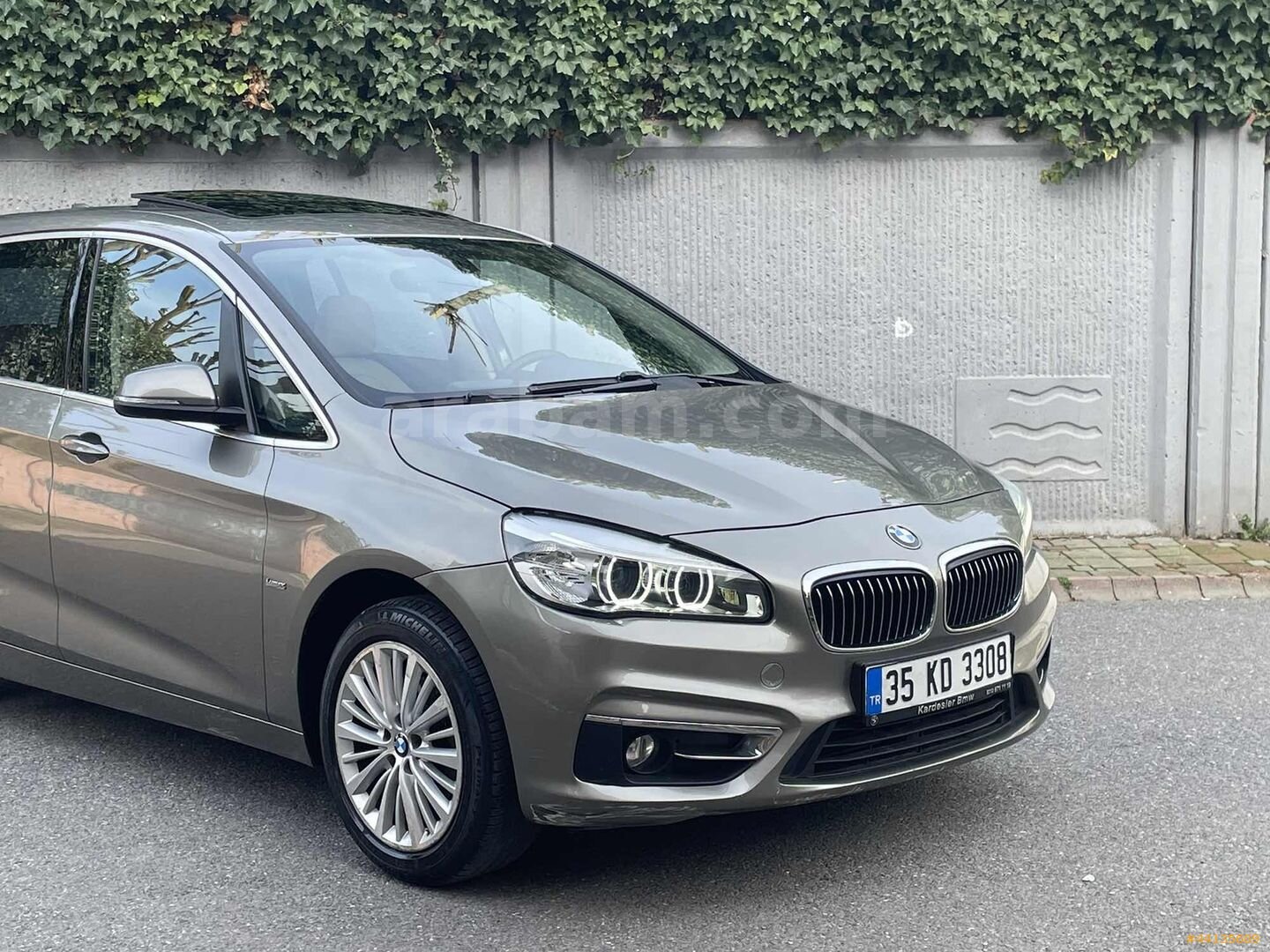 2015 MODEL BMW 2.16D GRAN TOURER CAM TAVAN-7KİŞİLİK-GERİ GÖRÜŞ 3