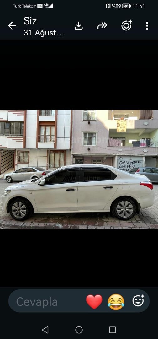 Sahibinden Citroen C-Elysée 1.6 HDi Attraction 2016 Model 160.000 km Beyaz 3