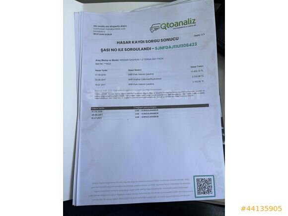 Galeriden Nissan Qashqai 1.6 dCi Tekna Sky Pack 2014 Model Aydın