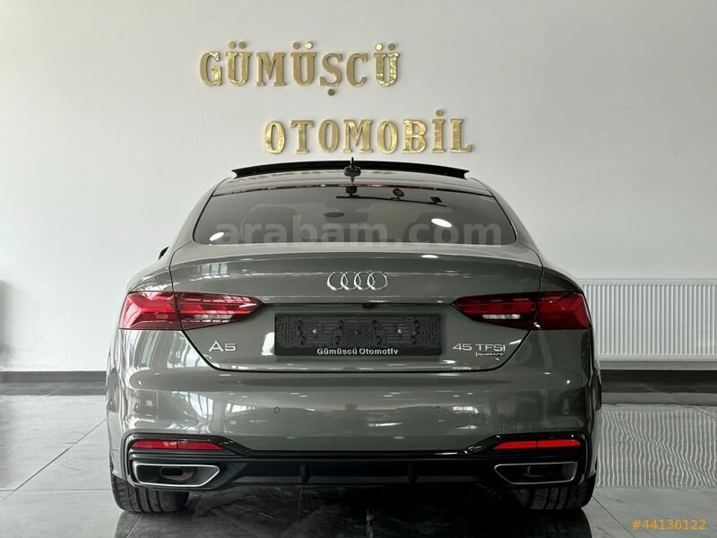 GÜMÜŞCÜ-2024 AUDI A5 45TFI QUATTRO S LINE-HATASIZ-TRAMERSİZ 7