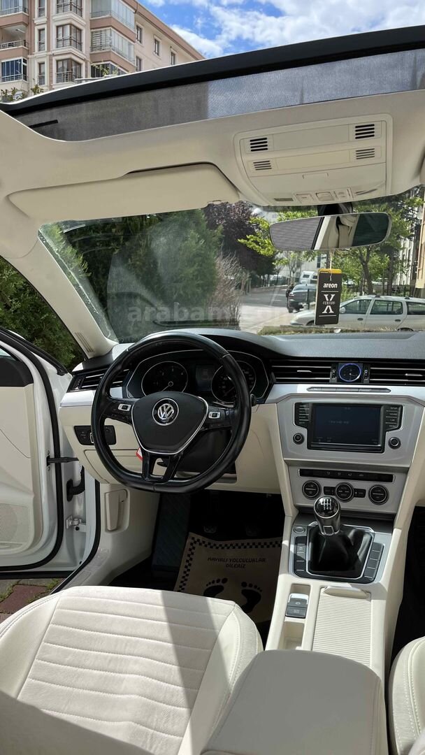 Sahibinden Volkswagen Passat 1.6 TDi BlueMotion Comfortline 2015 Model Kayseri 116.000 km Beyaz 6
