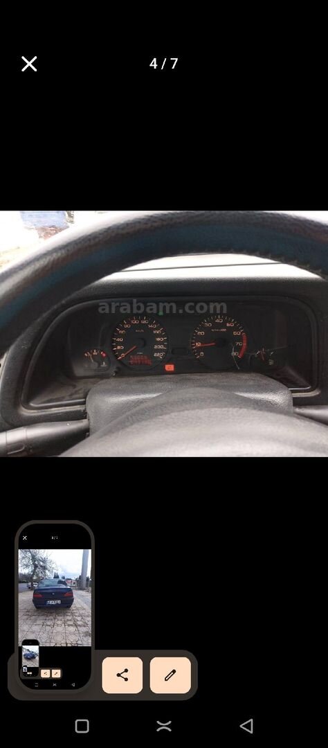 Sahibinden Peugeot 306 1.6 Griffe 1998 Model Kahramanmaraş 250.000 km Lacivert 3