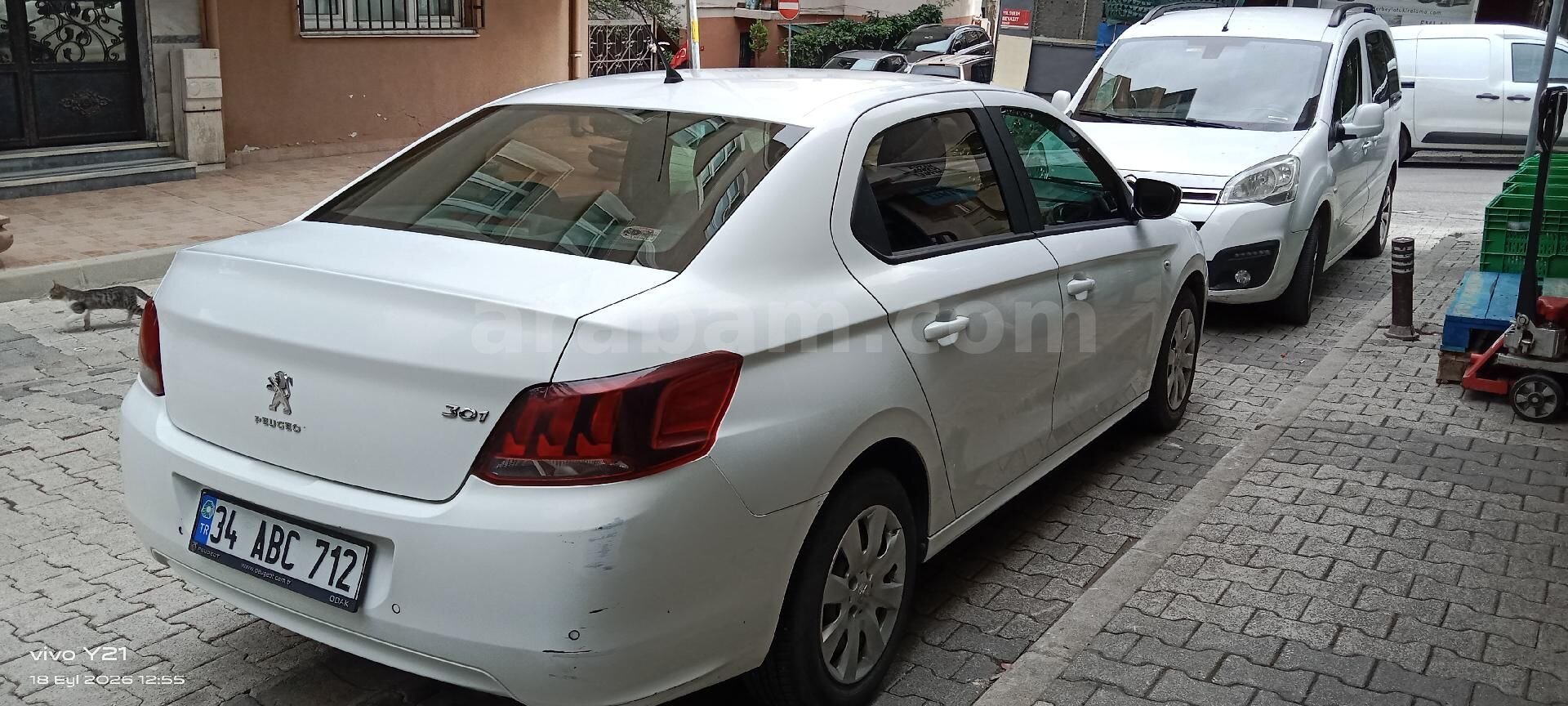 Sahibinden Peugeot 301 1.6 HDi Active 2017 Model İstanbul 177.000 km Beyaz 5