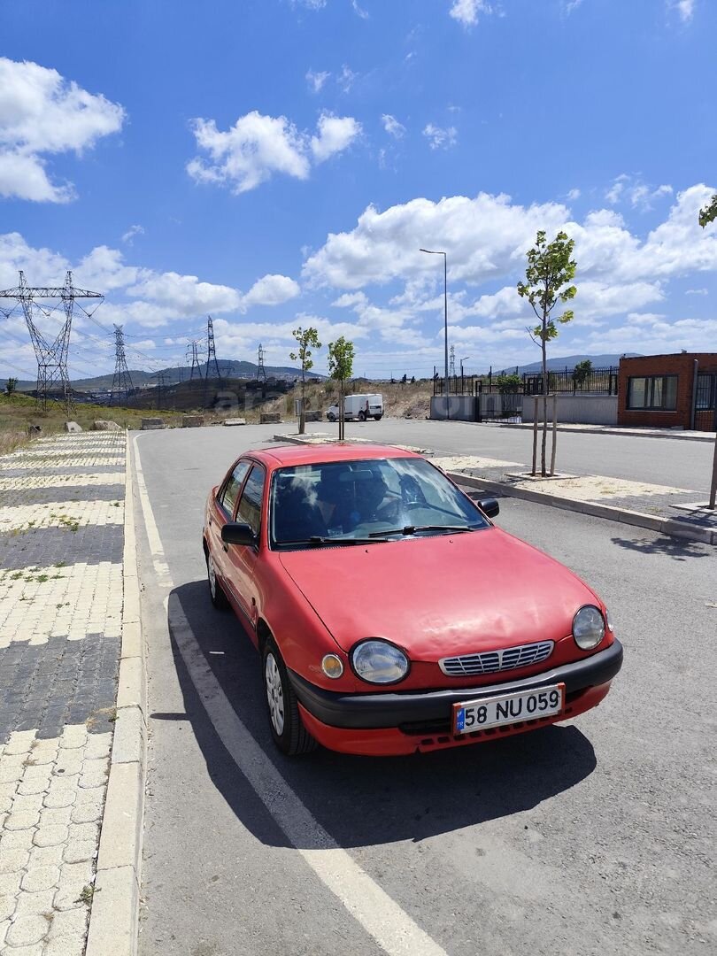Sahibinden Toyota Corolla 1.3 Terra 1999 Model İstanbul 391.500 km Kırmızı 3